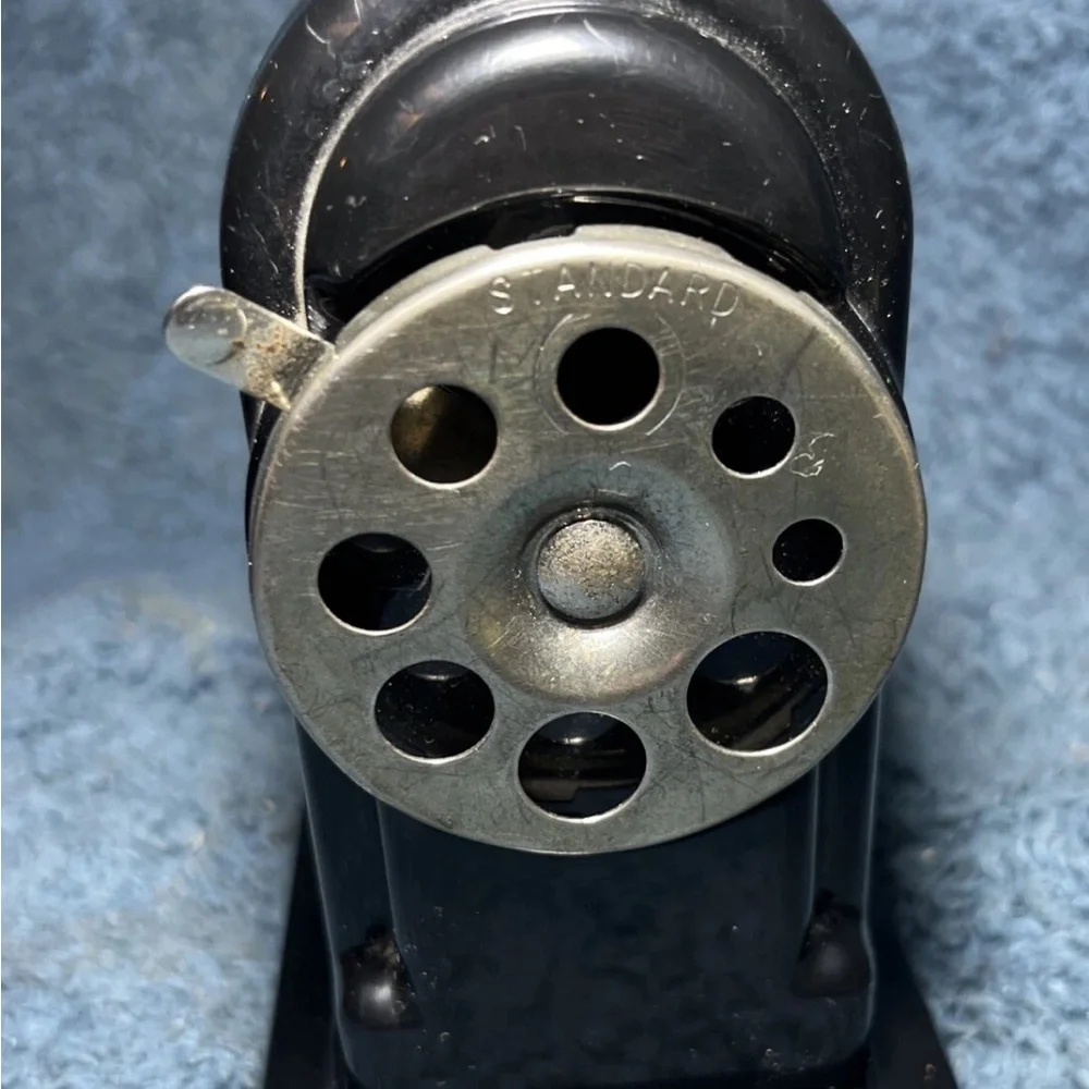Vintage Ranger 55 Table Or Wall Mount Pencil Sharpener Glossy Black